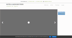 Desktop Screenshot of hotel-reuther.de